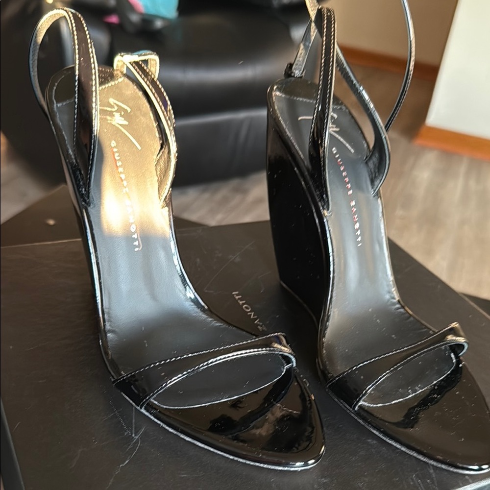 Giuseppe Zanotti Black Stiletto Heels